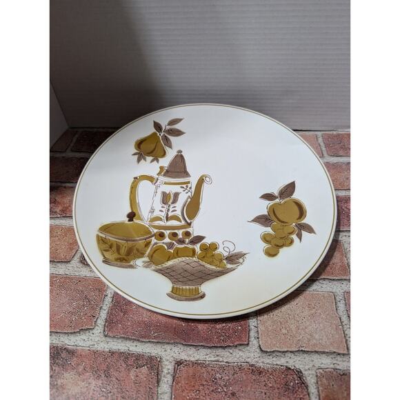 Mikasa MOCHA Chop Plate Round Serving Platter Focus Shape 2015-W Japan - Picture 1 of 5